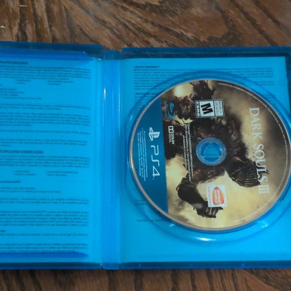 Bandai‎ Namco Dark Souls III Sony PlayStation 4 Role Playing Multiplayer Game
